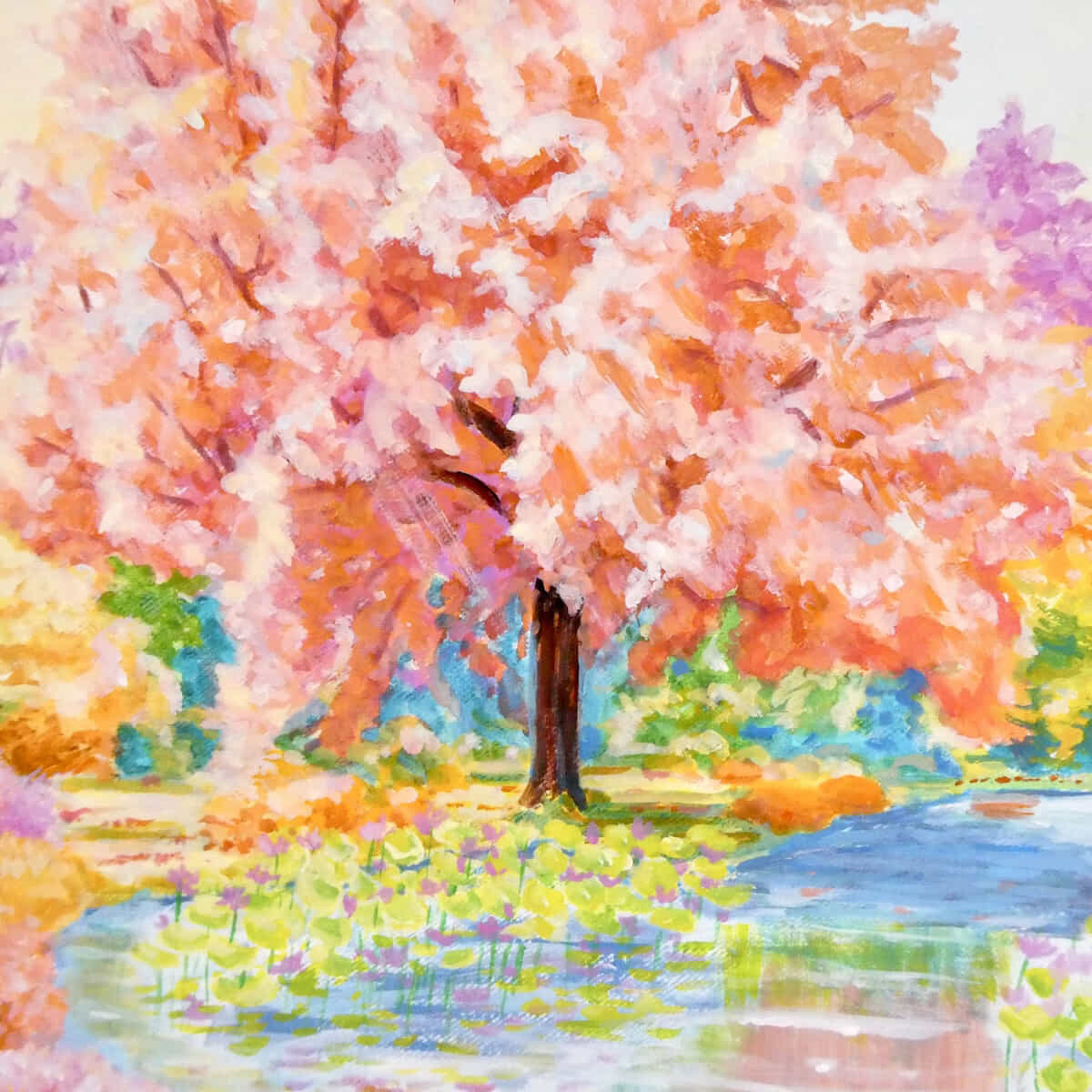 色彩の森 大きな木-8