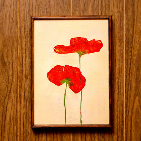 Red poppies No.185-6