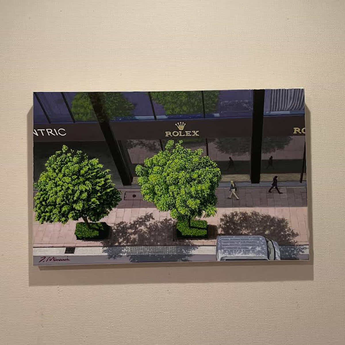 新緑の銀座並木通り-2