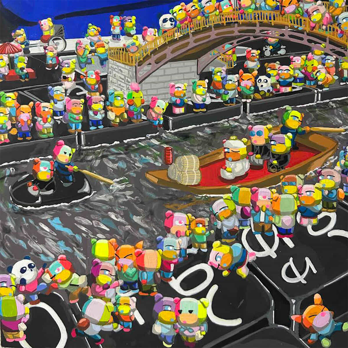 パソコンとあやめ祭り-3