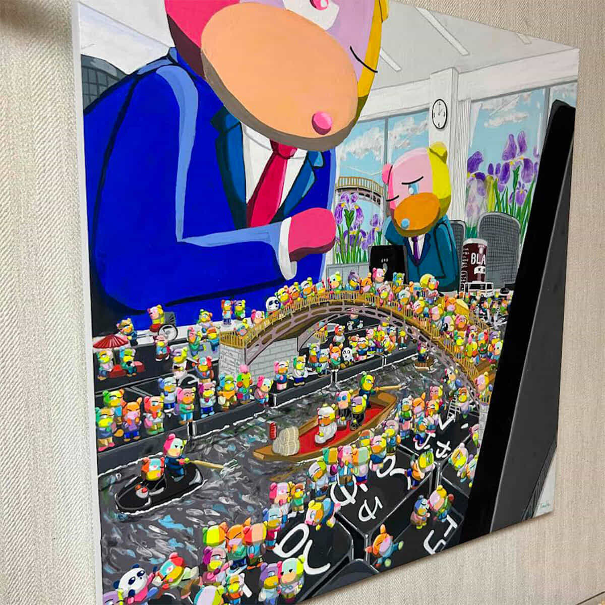 パソコンとあやめ祭り-5