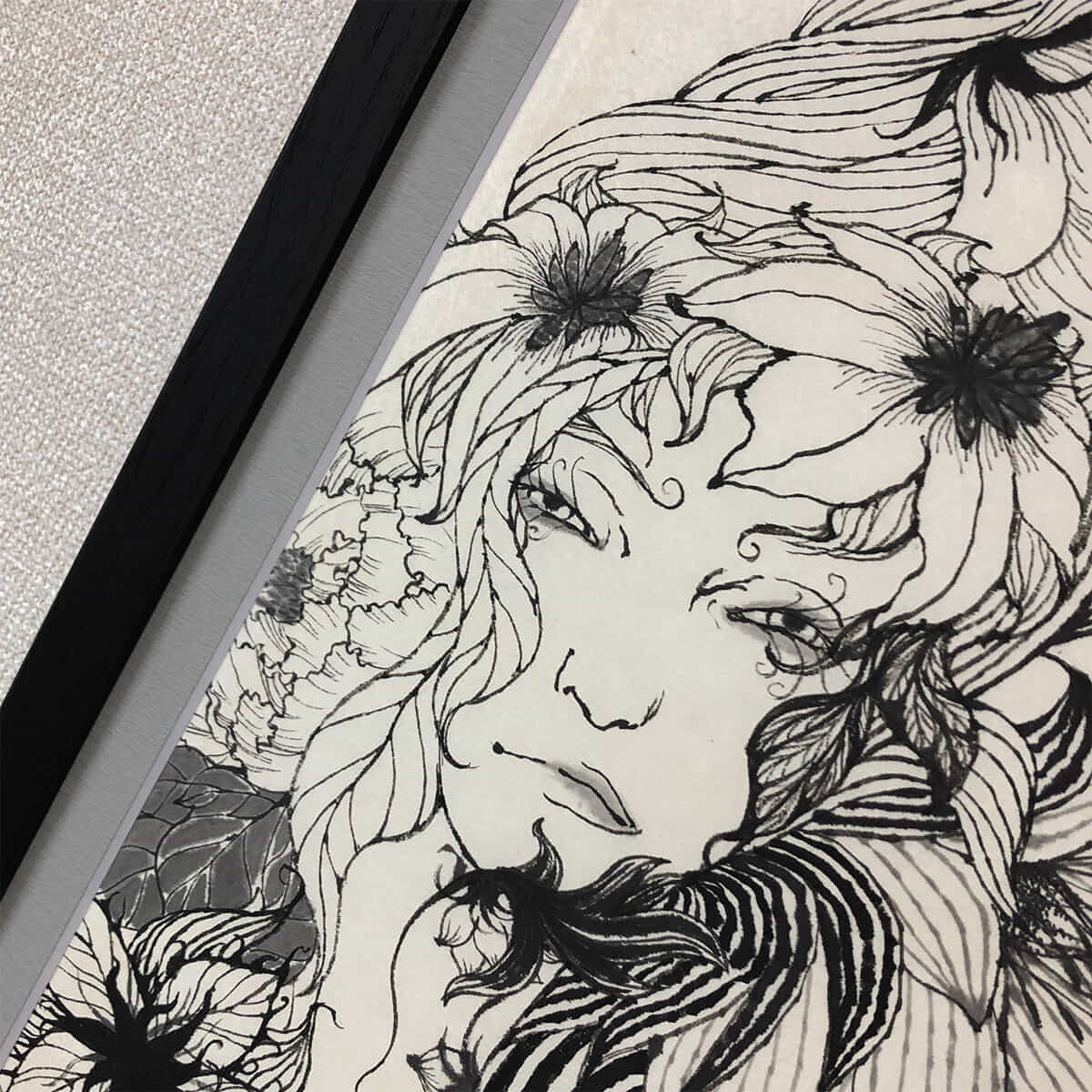 花に囚われた女-3