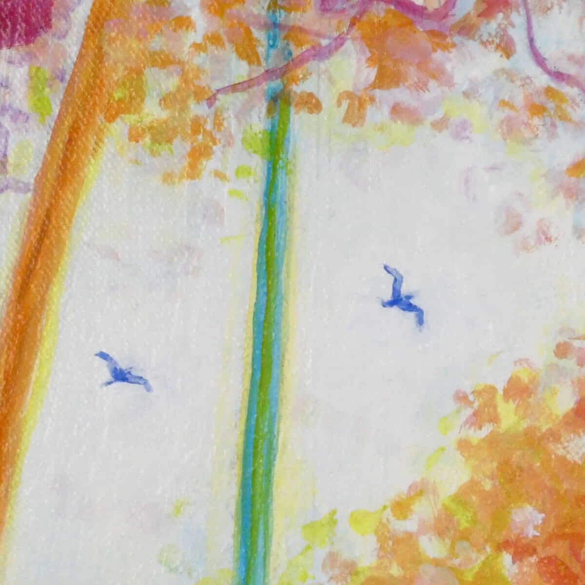 色彩の森 青い鳥-8