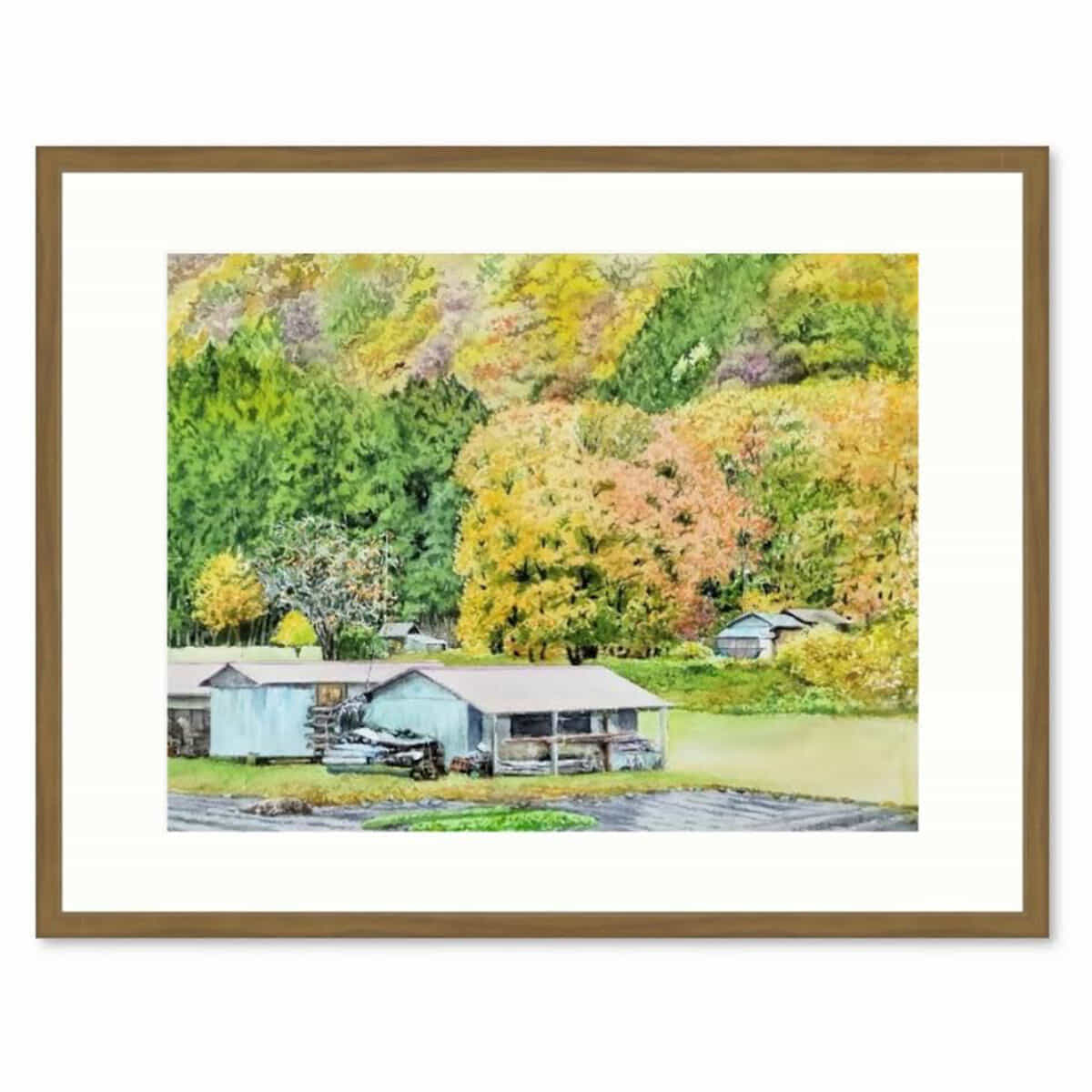 柿の木のある小屋-2