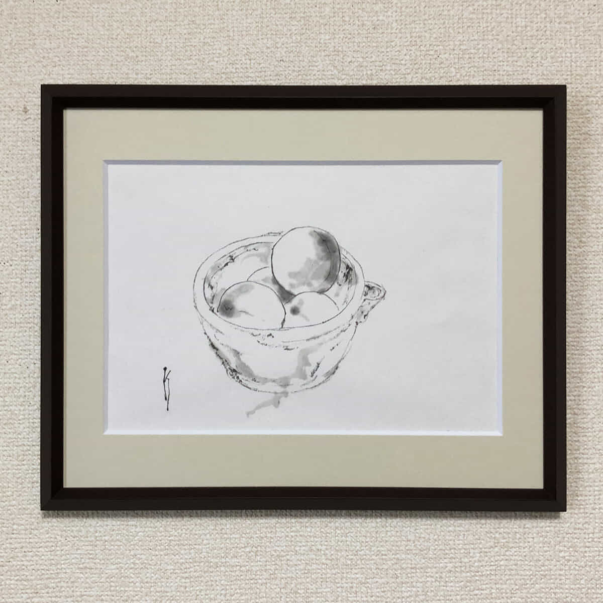 スケッチ｜小さな桃