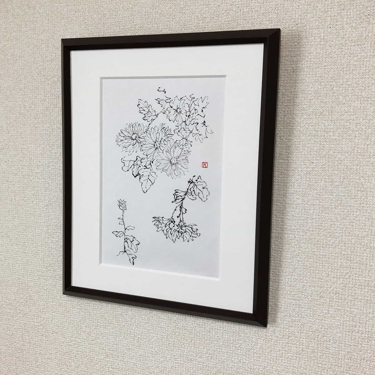 スケッチ｜菊-3