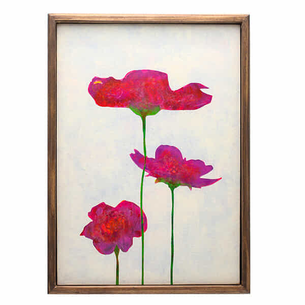 Raspberry poppies No.184