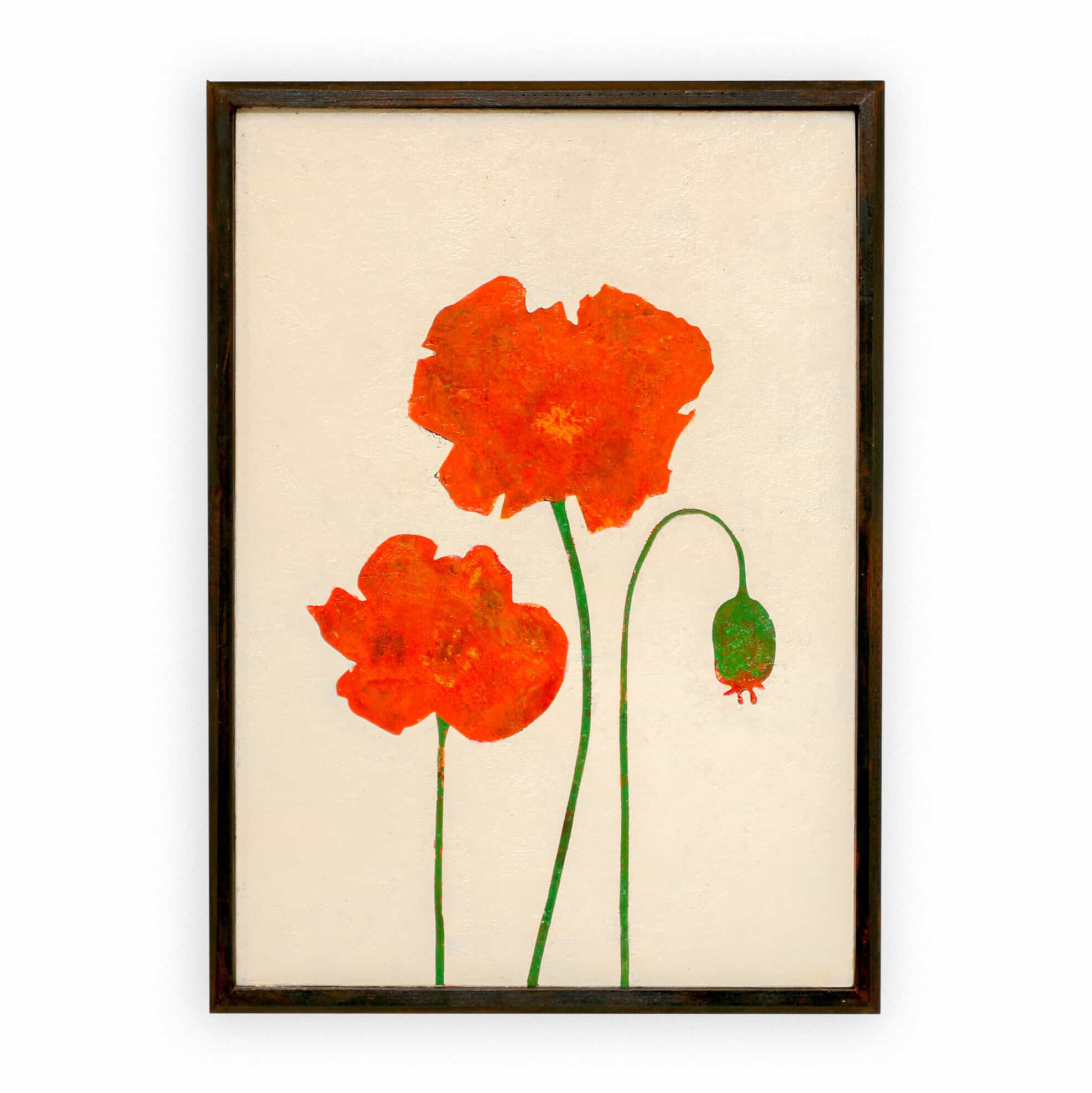 Orange poppies#3 No.196