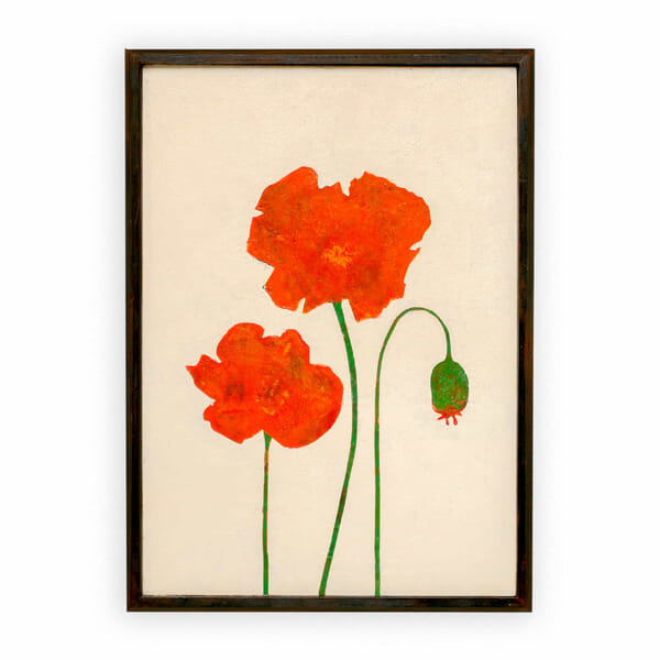 Orange poppies#3 No.196