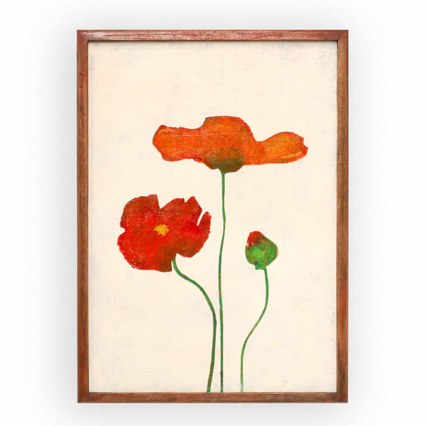 Orange and Red poppiesNo.197