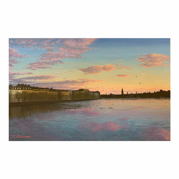 コペンハーゲンの夕暮れ