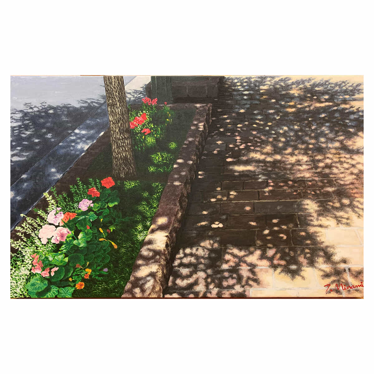 みゆき通りの花壇