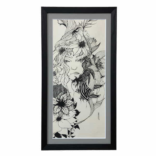 花に囚われた女