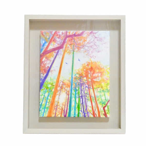 色彩の森　青い鳥