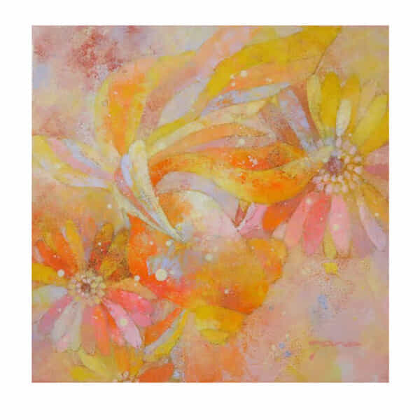 ひらひら、花を泳ぐ