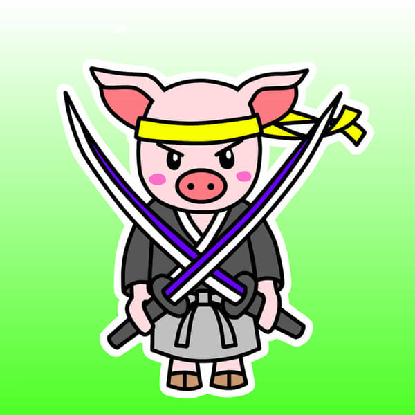 Samurai Soul Pig #017