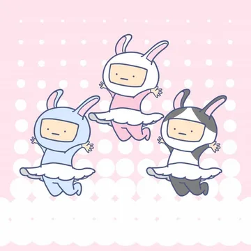 #007 Teaspoon jumping rabbits