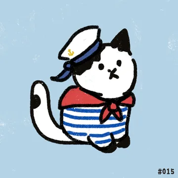 A cat who wants to be a variety of people #015 Marine style