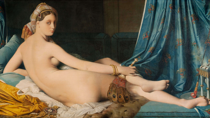 Jean-Auguste-Dominique Ingres 「The Grand Odalisque」（1814）