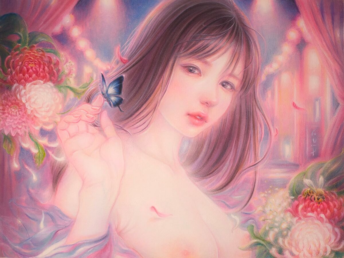 「温かさや優しさ、どこか懐かしさを感じる幻想的な絵を描きたい」外田千賀　インタビュー