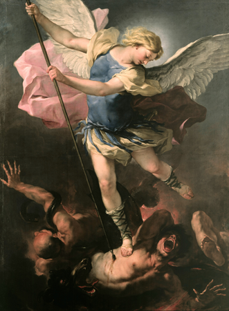 ルカ・ジョルダーノ 「聖ミカエル」 (1663)