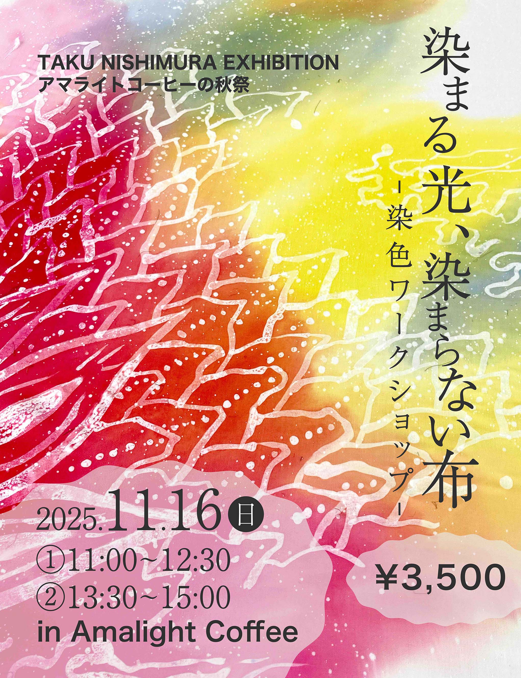 「染まる光、染まらない布　ー染色ワークショップー」