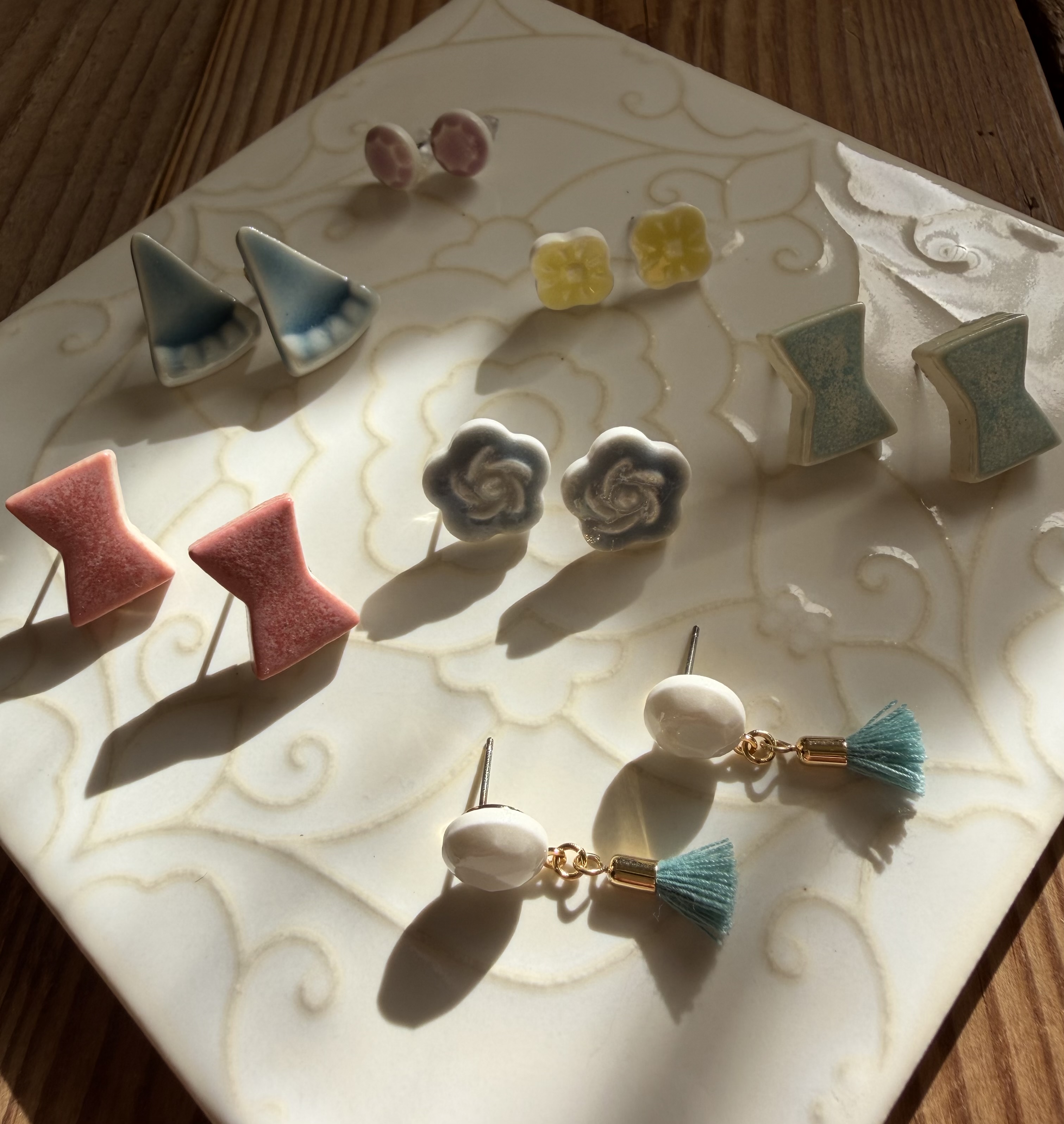 美濃焼タイルで作るアクセサリー＆フォトフレーム