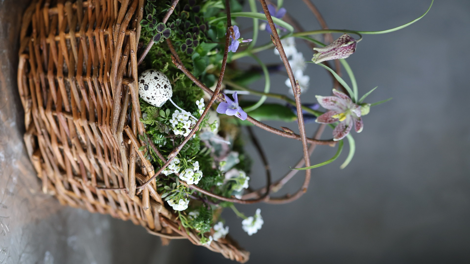 イースターの寄せ植えワークショップ